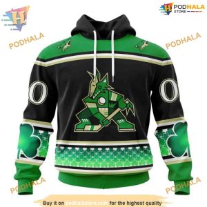St Patrick's Day Celebration NHL Arizona Coyotes Special Arizona Coyotes Hoodie 3D 1
