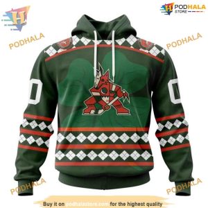 St Patrick's Day Hockey NHL Kits Unique Arizona Coyotes Arizona Coyotes Hoodie 3D 1