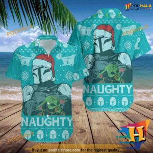 Star War Festive Hawaiian T-Shirt, Santa Hawaiian Shirt