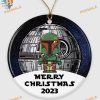 Star Wars 2023 Boba Fett Christmas Ornament, Personalized Family Gift