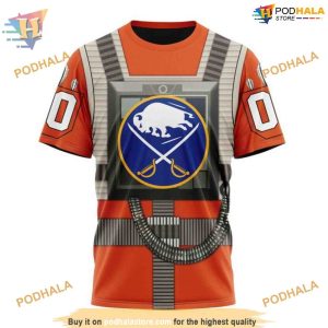 Star Wars Rebel Pilot Buffalo Sabres Personalized NHL Hoodie 3D Merch 3