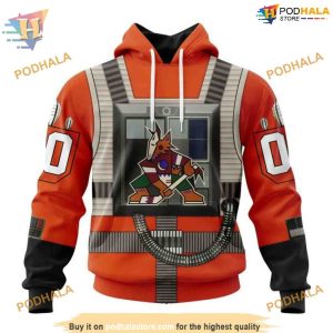 Star Wars Rebel Pilot NHL Arizona Coyotes Hoodie 3D Custom Arizona Coyotes Fan Apparel 1
