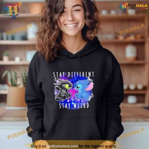 Stay Different Stay Weird Dragon Shirt For Women Men