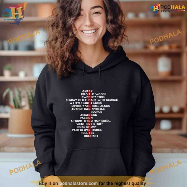Stephen Sondheim Musical Shirt For Women Men