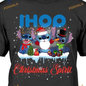 Stitch Santa Claus Christmas Spirit Shirt, Funny Christmas Shirt For Family