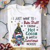 Stitch's Santa Hat Bake Xmas Shirt, For Holiday Treat Lovers