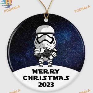 Storm Trooper 2023 Star Wars Xmas Ornament, Personalized Family Gift