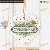 Street Name Christmas Tree Heart, Personalized Family Ornaments