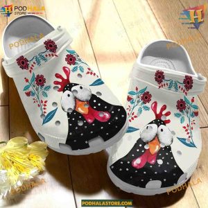 Stylishly Clucky Chicken Crocs, Make a Statement with Classic Clogs