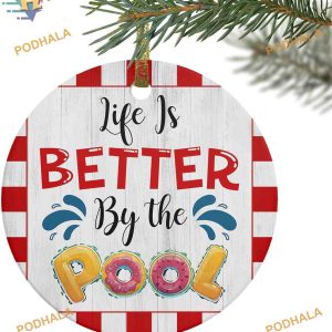 Summer Beach 2023 Ornament, Family Christmas Tree Ornaments