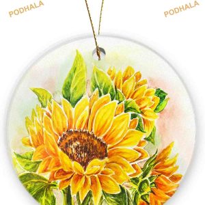 Sunflower 2023 Christmas Ornament, Family Tree Decoration
