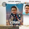 Superhero Boys' Blanket, Kids Personalized Photo Blanket, Custom Blanket for Boys