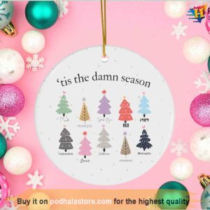Swift Christmas Ornament, Eras Concert, Swifty Xmas Gift, Album Themed Decor