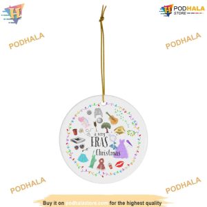 Swifties Christmas Choice Personalized 1st Christmas Ornaments ERAS Ceramic 2