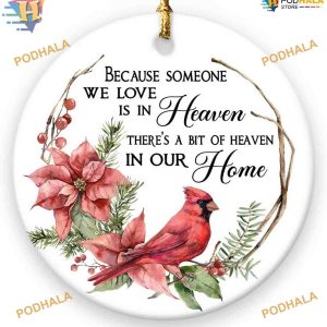 Sympathy Gift Ideas Cardinal Ornament, Family Christmas Tree Ornaments