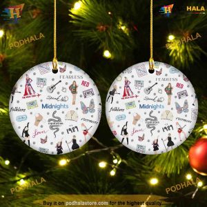 TS Eras Tour Christmas Ornament Personalized Family Christmas Gifts 2