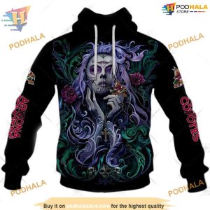 Tattoo Girl Art 2023 Unisex NHL Arizona Coyotes Hoodie 3D Arizona Coyotes Trendy Merch 1