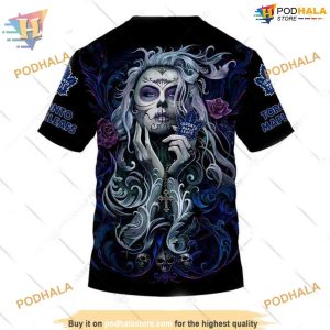 Tattoo Girl Artwork 2023 Unisex NHL Toronto Maple Leafs Hoodie 3D 4