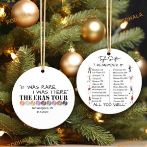 Taylor Swift Eras Tour City Ornament, Custom Christmas Keepsakes, Swiftmas 2023