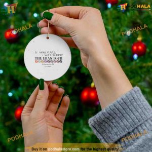 Taylor Swift Eras Tour City Ornament Custom Christmas Keepsakes Swiftmas 2023 2