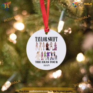 Taylor Swift Eras Tour Xmas Ornament, Family Christmas Ornaments, Swiftmas