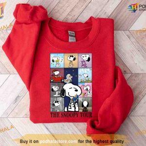 Taylor's Snoopy Tour Edition Eras Shirt for Swifties, Xmas Gift