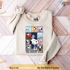 Taylors Snoopy Tour Edition Eras Shirt for Swifties Xmas Gift 2