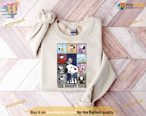 Taylor’s Snoopy Tour Edition Eras Shirt for Swifties, Xmas Gift