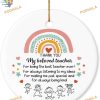Teacher Christmas Ornament, Female Teacher Appreciation Gift