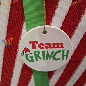 Team Grinch Decor Handmade Grinch Christmas Ornaments 2