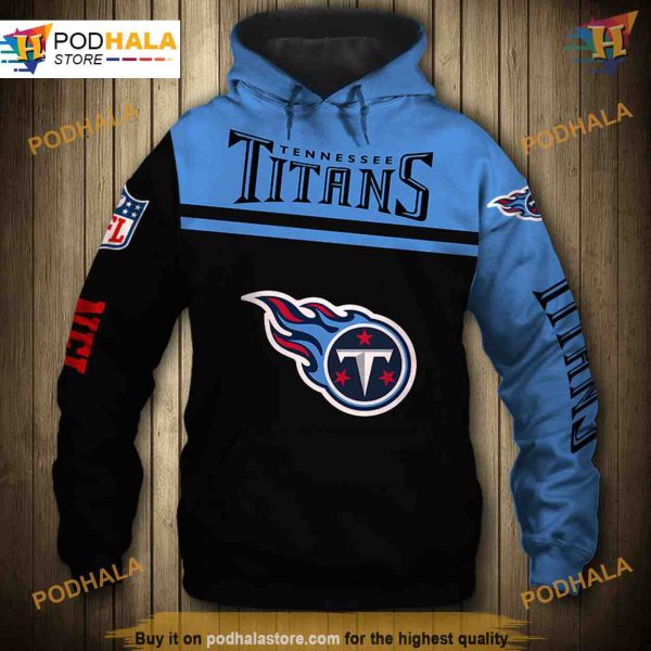 Tennessee Titans 3D Skull Hoodie Pullover Sweatshirt, NFL Apparel