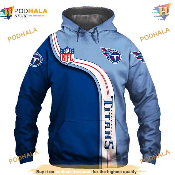 Tennessee Titans Hoodie 3D Cute Sweatshirt, Titans Gifts Pullover