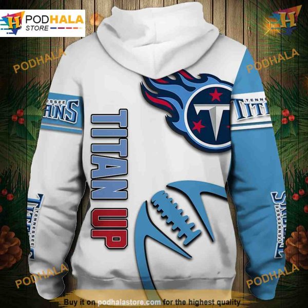 Tennessee Titans Hoodie 3D Graphic Balls, Affordable Pullover