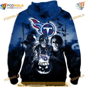 Tennessee Titans Hoodie 3D Halloween Horror NFL Apparel Gift 2