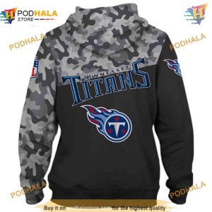 Tennessee Titans Military Hoodies 3D Long Sleeve NFL Apparel 2