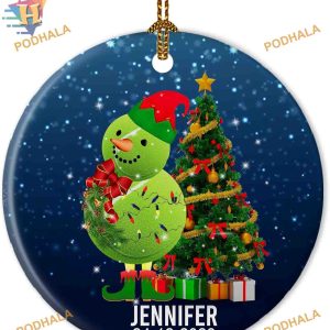 Tennis Christmas Ornaments 2023, Personalized Sports Lover Tree