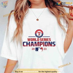 Texas Baseball 2023 Series Shirt, Vintage Rangers Champions, Fan Gear