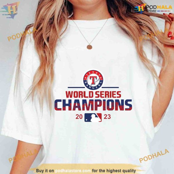 Texas Baseball 2023 Series Shirt, Vintage Rangers Champions, Fan Gear