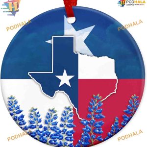 Texas Christmas Ornaments Gifts, Perfect for Family Christmas Tree Ornaments