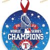 Texas Ranger World Series 2023 Ornament, Ideal for Friends Christmas Ornaments