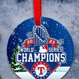 Texas Rangers 2023 Champs Ornament, Friends Christmas Ornaments, Rangers Keepsake