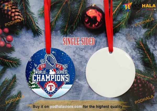 Texas Rangers 2023 Champs Ornament, Friends Christmas Ornaments, Rangers Keepsake
