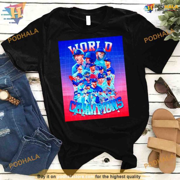 Texas Rangers 2023 World Champions Shirt For Women Men