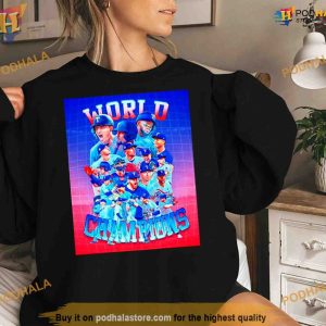 Texas Rangers 2023 World Champions Shirt For Women Men 2