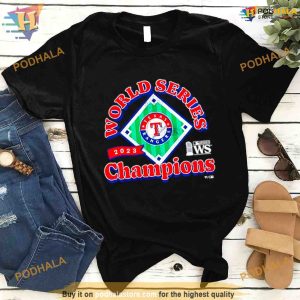 Texas Rangers 2023 World Series Champions Franchise Shirt For Women Men 2