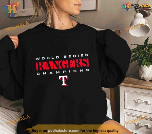 Texas Rangers 2023 World Series Champions Jersey Roster Shirt For Women Men