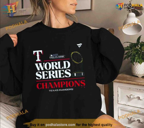 Texas Rangers 2023 World Series Champions Locker Room Tri blend Shirt For Women Men