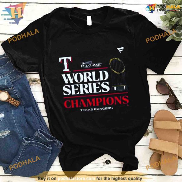 Texas Rangers 2023 World Series Champions Locker Room Tri blend Shirt For Women Men