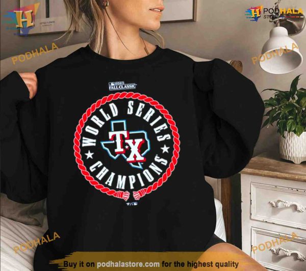 Texas Rangers 2023 World Series Champions Stealing Shirt For Women Men