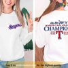 Texas Rangers 2023 World Series Shirt, Vintage Baseball, ALC Champions Hoodie